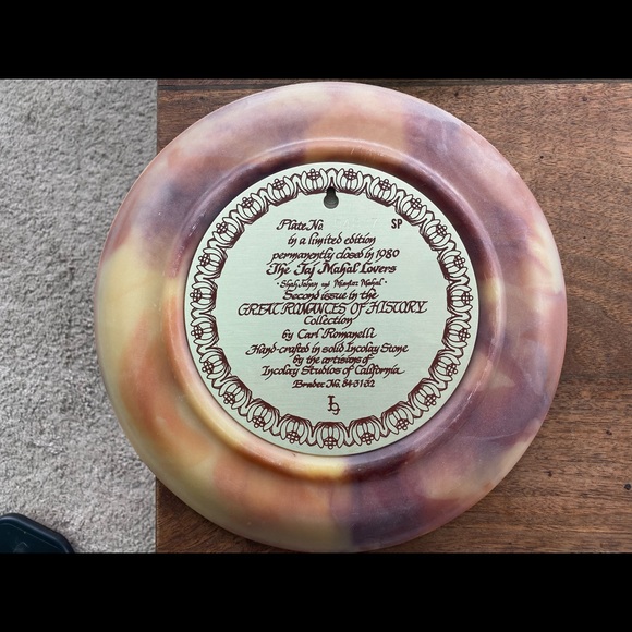 Solid stone incolay collector plates - Picture 5 of 11